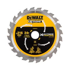 DeWALT Kreissägeblatt  216/30mm 24WZ/FZ