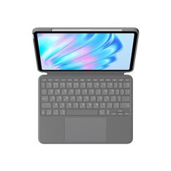 Logitech Combo Touch QWERTZ Schweiz Smart Connector Grau