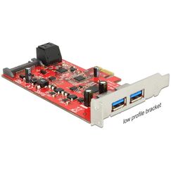 DeLOCK 89389 Schnittstellenkarte/Adapter Eingebaut SATA, USB 3.2 Gen 1 (3.1 Gen 1)