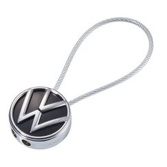 TROIKA VW Loop rund Schlüsselring Grau