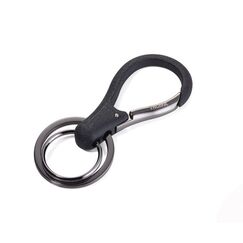 TROIKA KR17-09/GM Schlüsselring/Etui Schlüsselanhänger Schwarz