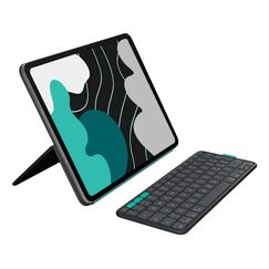 Logitech Flip Folio AZERTY Französisch Bluetooth Graphit