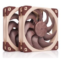 Noctua NF-A12X25 G2 PWM SX2-PP Computerkühlsystem Computergehäuse Ventilator 12 cm Beige 2 Stück(e)