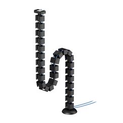 Neomounts ADS06-132WH Kabelwirbelsäule - magnetische Befestigung - universal, Farbe: Schwarz