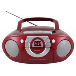 Soundmaster SCD5100RO Tragbares Stereosystem Grau, Rot