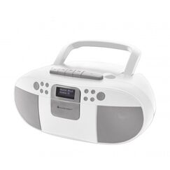 Soundmaster SCD7800WE Tragbares Stereosystem Analog & Digital 3 W DAB+, FM Weiß Playback MP3