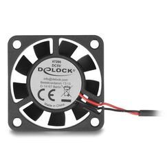 DeLOCK 67286 Computerkühlsystem Computergehäuse Ventilator 4 cm Schwarz 1 Stück(e)