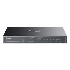 TP-Link Omada ES210GP Netzwerk-Switch Managed L2 Gigabit Ethernet (10/100/1000) Power over Ethernet (PoE) DIN-Schiene Schwarz