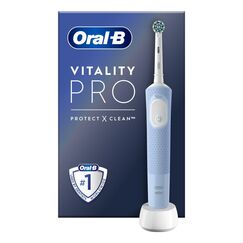 Oral-B Vitality Pro Erwachsener Rotierende-vibrierende Zahnbürste Grau, Weiß