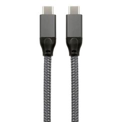 EXSYS EX-K1596-1.0 USB Kabel USB 3.2 Gen 2x2 1 m USB C 20 Gbit/s 100 W Grau