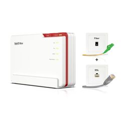 Box FRITZ! 5690 Pro International WLAN-Router 2.5 Gigabit Ethernet Tri-Band (2,4 GHz/5 GHz/6 GHz) Weiß