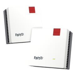 Mesh Set 20003126 Mesh-WLAN-System Dual-Band (2,4 GHz/5 GHz) Wi-Fi 6 (802.11ax) Rot, Weiß Intern