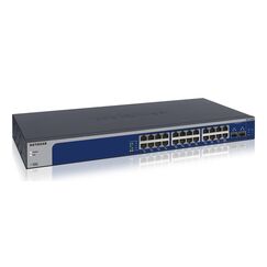 NETGEAR XS724EM Managed L2 10G Ethernet (100/1000/10000) 1U Blau, Grau