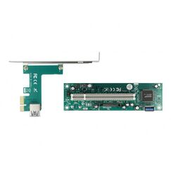 DeLOCK Riser Karte PCI Express x1 zu 1 x PCI 32 Bit Slot mit 60 cm Kabel