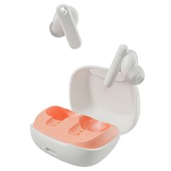 Skullcandy Smokin’ Buds Kopfhörer True Wireless Stereo (TWS) im Ohr Anrufe/Musik Bluetooth Orange, Weiß