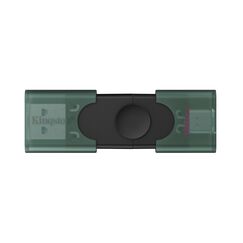 Kingston Technology DataTraveler DuoG2 USB-Stick 128 GB USB Type-A / USB Type-C 3.2 Gen 1 (3.1 Gen 1) Schwarz, Grün, Kapazität: 128 GB
