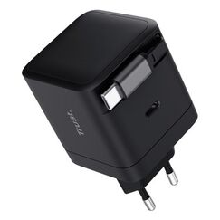 Trust Maxo USB-C-PD-Ladegerät mit 65 W und einziehbarem Ladekabel