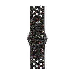 Apple MG9X4ZM/A Intelligentes tragbares Accessoire Band Schwarz Aluminium, Fluor-Elastomer, Farbe: Schwarz