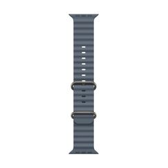 Apple Natural Titanium Finish Band Blau Fluor-Elastomer, Titan, Farbe: Blau