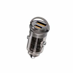 Promate TransDrive-65W Universal Schwarz, Grau, Transparent Zigarettenanzünder Schnellladung Auto