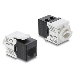 DeLOCK Keystone Modul RJ45 Buchse zu LSA Cat.6 UTP mit Verschlussclip und kabelbinderfrei