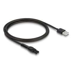 DeLOCK USB Ladekabel 5 V für Elektrorasierer kompatibel mit Philips QP2724, QP2834, QP1924, MG9520 Serie - Rasierer Ladegerät Ersatzkabel 1 m
