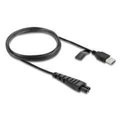 DeLOCK USB Ladekabel 5 V für Elektrorasierer kompatibel mit Remington HC4250, MB4200, MB6850, XR1330 Serie - Rasierer Ladegerät Ersatzkabel 1,2 m