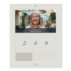 2N Clip 2wire-IP Video-Zugangssystem 10,9 cm (4.3") Weiß