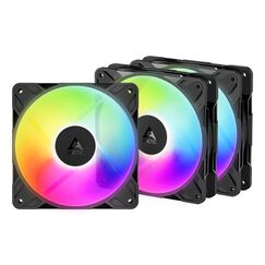 ARCTIC Freezer P12 Pro Reverse A-RGB - 3 Pack - 120 mm A-RGB PWM-Lüfter mit Kabelsplitter
