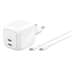 Belkin WCH020KQ2MWH-B6 Ladegerät für Mobilgeräte Universal Weiß AC Schnellladung Drinnen