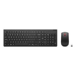 Lenovo 4X31R64486 Tastatur Maus enthalten Büro RF Wireless Französisch, Deutsch Schwarz