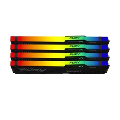 Kingston Technology FURY Beast 128 GB 5200 MT/s DDR5 CL40 DIMM (4er-Kit) RGB XMP