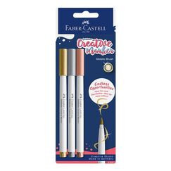 Faber-Castell Gofa Brush Metallisch, Mehrfarbig 3 Stück(e)