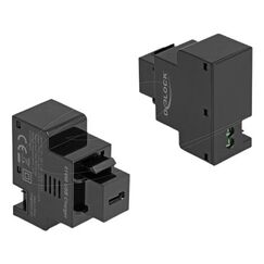 DeLOCK 41480 Keystone-Modul, Farbe: Schwarz