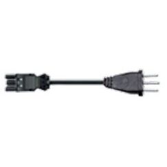 Bachmann GST18 1.5m Schwarz 1,5 m Netzstecker Typ J