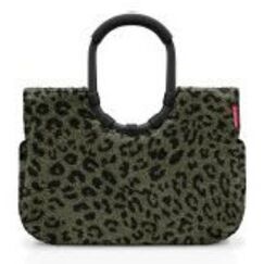 Reisenthel loopshopper L Schwarz, Braun Stoffbeutel
