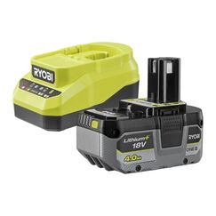 Ryobi Akku-Starter-Set RC18120A-140X 18 V, inkl. 1 x 4.0 Ah Akku und Ladegerät