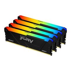Kingston Technology FURY Beast 32GB 3600MT/s DDR4 CL17 DIMM (4er-Kit) RGB