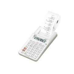 Casio HR-8RCE Taschenrechner Desktop Druckrechner Weiß