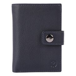 Valenta 588416 Geldbörse, Kartenetui/Reisedokumentenhülle Navy Leder