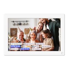 myFirst Live Digitaler Bilderrahmen Weiß 25,6 cm (10.1") Touchscreen WLAN