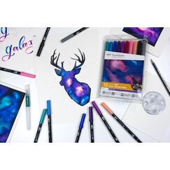 Tombow ABT Dual Brush Pen Set Filzstift Mehrfarbig 10 Stück(e)