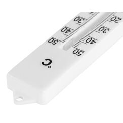 Hama 00186402 Umgebungsthermometer Flüssigkeitsumgebungs-Thermometer Drinnen/Draußen Weiß