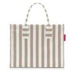 Reisenthel daily shopper Beige, Weiß Stoffbeutel, Farbe: Beige, Weiß