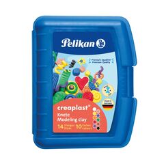 Pelikan Kinderknete creaplast 10 Farben im blauen Etui, 240g
