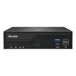 Shuttle XPС slim DH610V2 PC/Workstation Barebone 1,35 l großer PC Schwarz Intel H610 LGA 1700