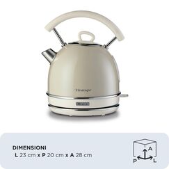 Ariete 2877/03 Wasserkocher 1,7 l 2000 W Beige