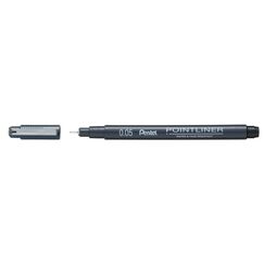 Pentel Pointliner Schwarz Stick-Kugelschreiber 12 Stück(e)