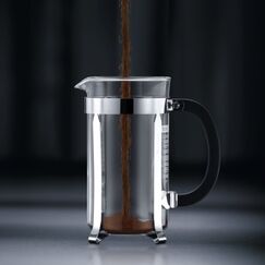 Bodum Chambord Schwarz, Chrom, Transparent