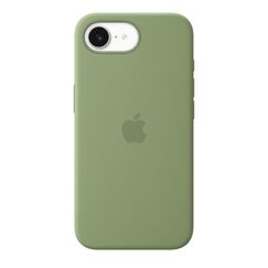 Apple iPhone 17e Silikon Case mit MagSafe – Hellmoosgrün, Farbe: Grün